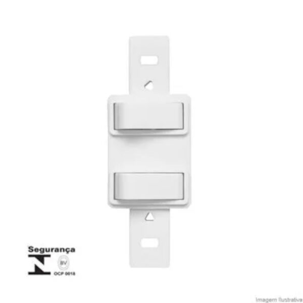 INTERRUPTOR TRANSMOBIL EMBUTIR 2 PARAL DIST S/P 14013