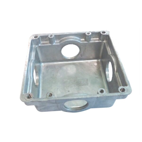 CAIXA PISO ALUMINIO (C) 1 4X4 BAIXO TIPO X