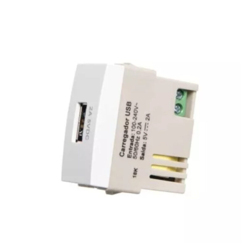 SLEEK TOM INFORMATICA CARREGADOR USB BIVOLT 2A TURBO 17261