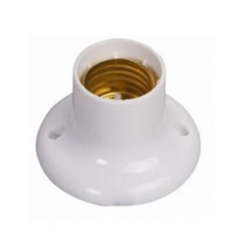 SOQUETE PLASTICO E27 C/ BASE ILUMI COR BRANCO 1607