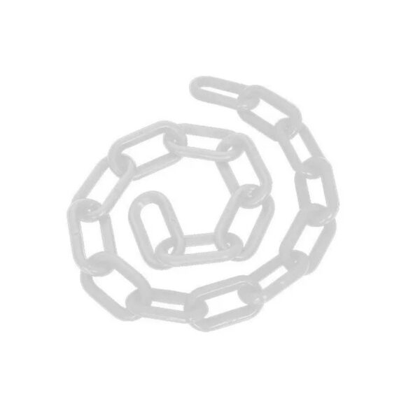 CORRENTE PVC 8MM BRANCA