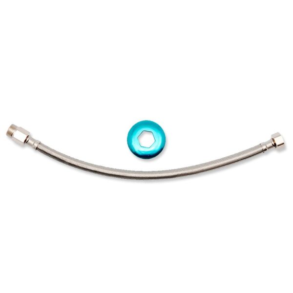 ENGATE METAL BRASFORT CROMADO 30CM INOX PRESSAO 7005