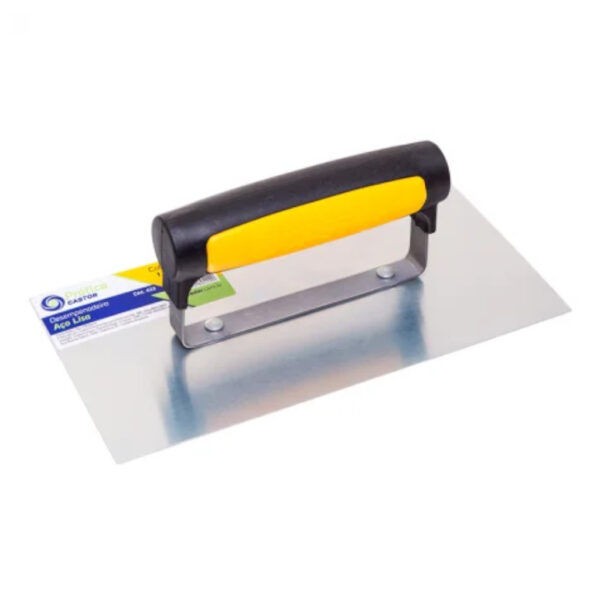 DESEMPENADEIRA ACO LISA 10X24CM CASTOR 422