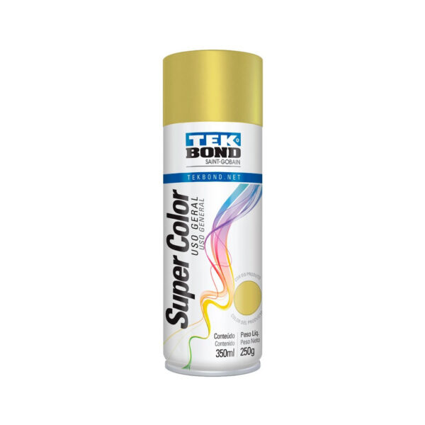 SPRAY COLORIDO USO GERAL DOURADO 350ML TEKBOND 23051006900