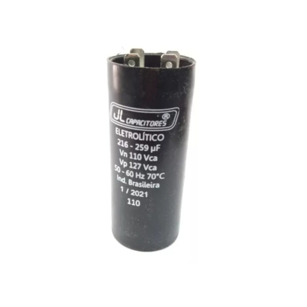 CAPACITOR JL COR PRETO 216 A 259UF