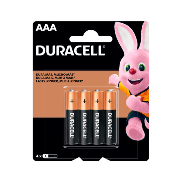 PILHA DURACELL ALCALINA AAA C/4