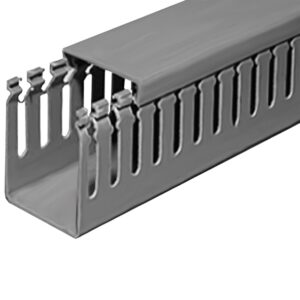 CANALETA 80B X 80A 2MT PERFURADA CINZA ELESYS