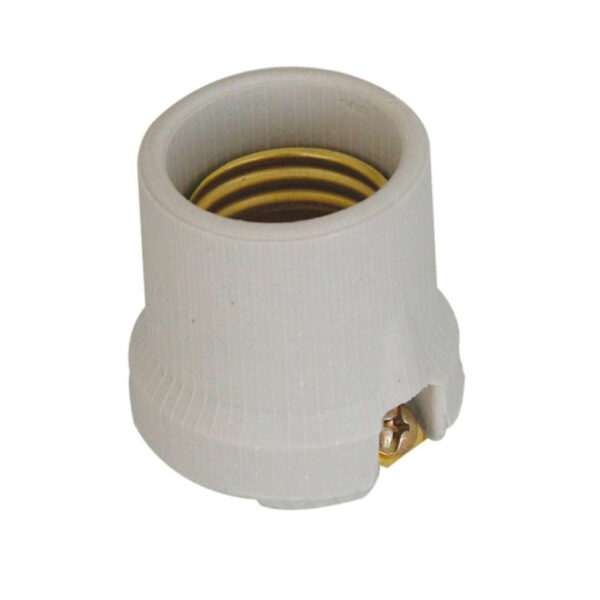 SOQUETE PORCELANA E27 SIMPLES LOREN 1451N