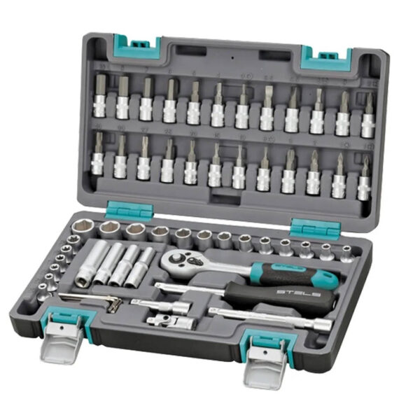 #JOGO DE SOQUETES 1/4 57PC STELS 1410155