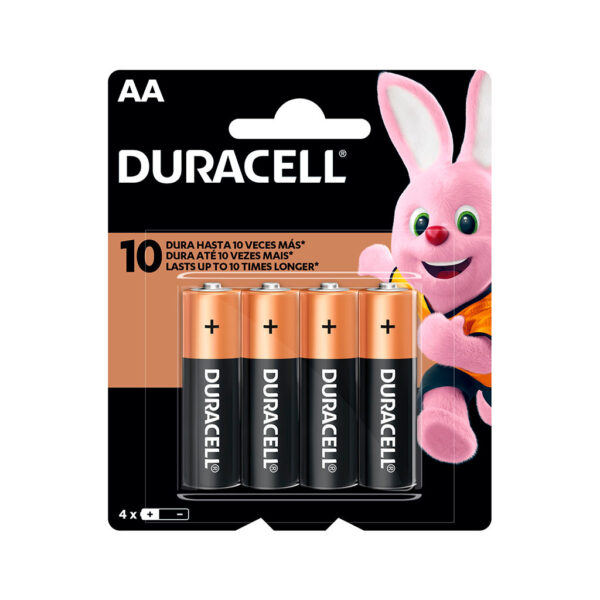 PILHA DURACELL ALCALINA AA C/4