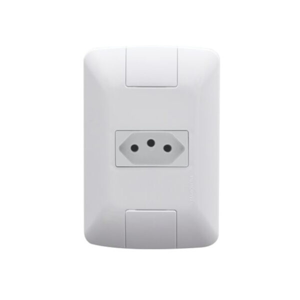 KIT COM 10 CONJUNTOS 1 TOMADA 2PT 10A 4X2 57241010 ARIA TRAMONTINA