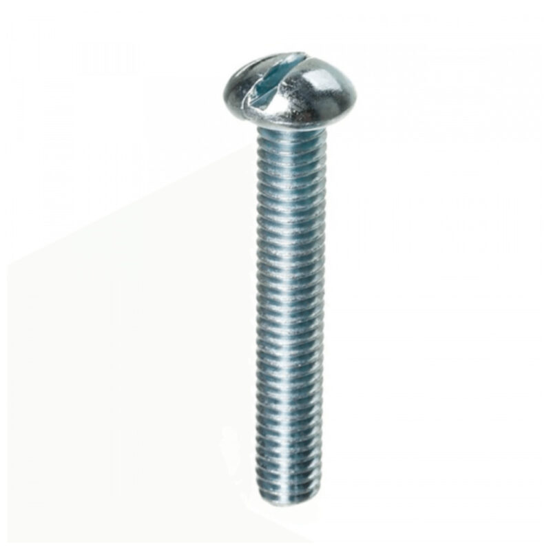 PARAF FENDA REDONDA ROSCA MAQUINA 6,35X12,7 1/4X1/2 075