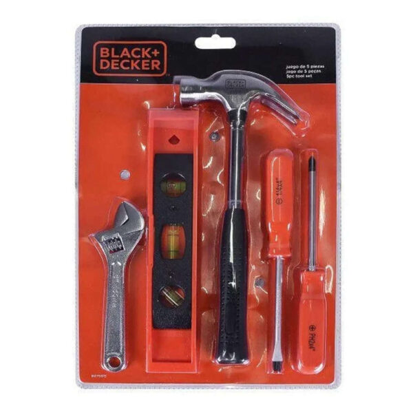 JOGO FERRAMENTAS BLACK DECKER 05PC BD75915