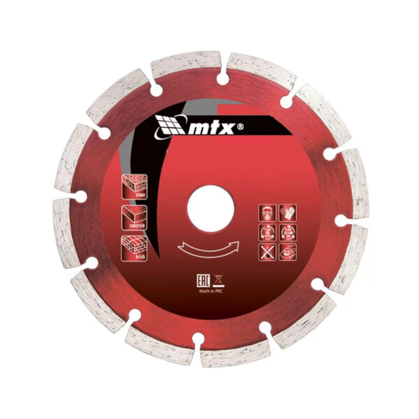 DISCO CORTE DIAMANTADO SEGMENTADO 115X22,2MM MTX 731729