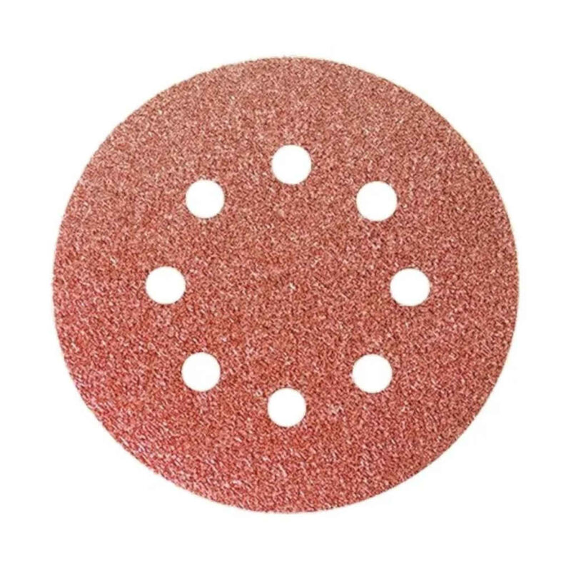 DISCO LIXA 8 FUROS METAL MADEIRA 80GR 1PC DISFLEX 08019
