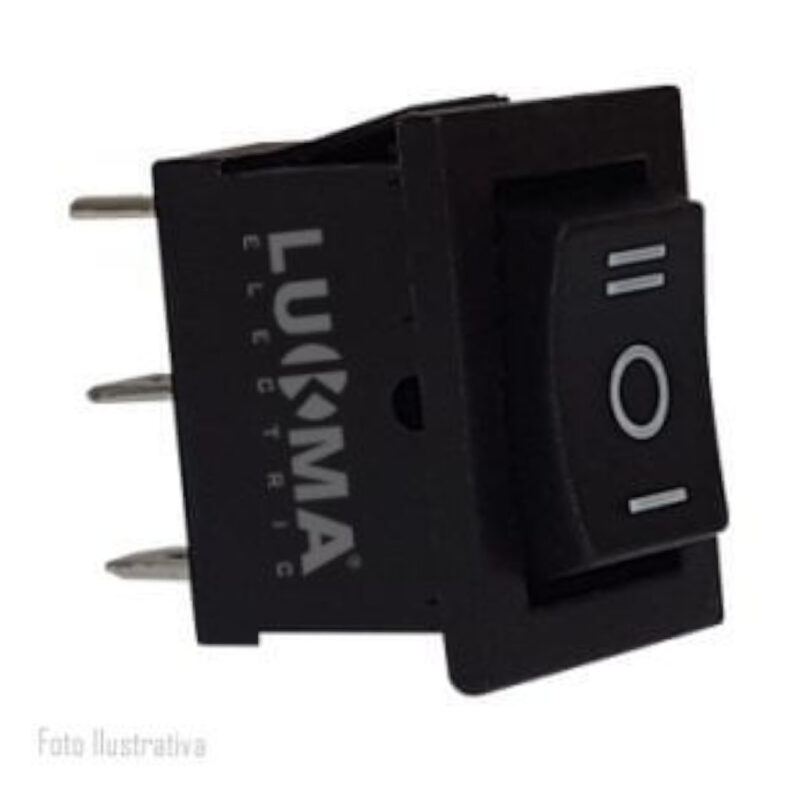 CH LUKMA TECLA MINI 1F REV C/P 6A PRETO LK12103 85008