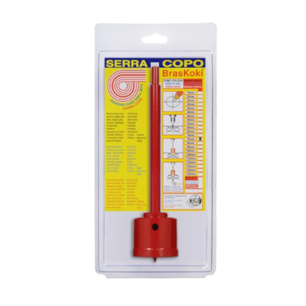 SERRA COPO BRASKOKI DIAMANTADA 40MM C/ HASTE