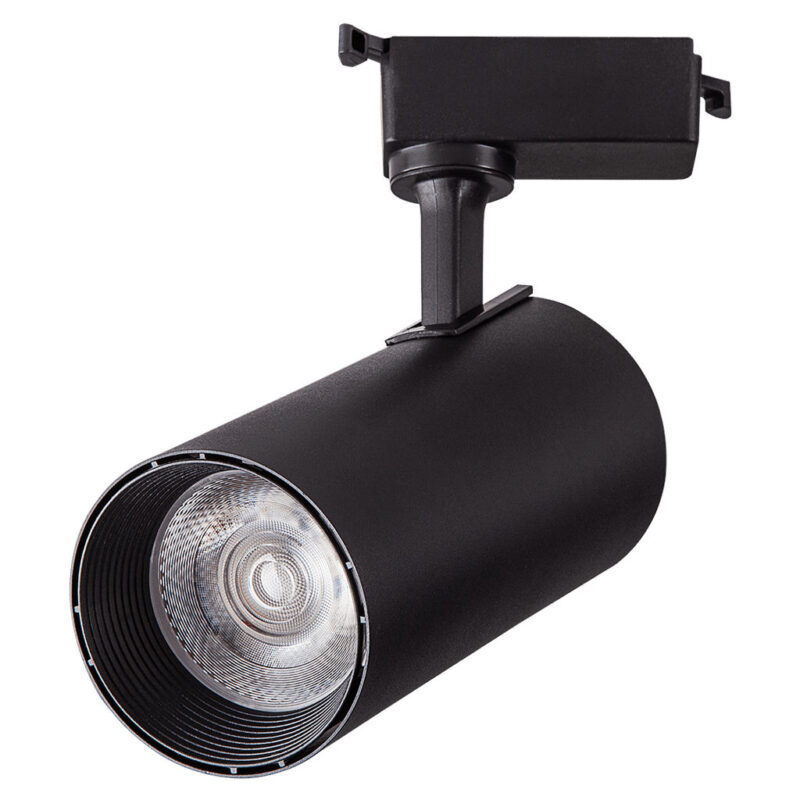 SPOT LED PARA TRILHO PRETO 7W 3000K DELIS CTB DS7073