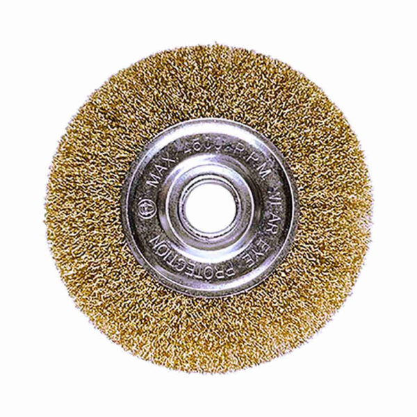 #ESCOVA LATONADA CIRCULAR 150MM FURO 22MM MTX 746649