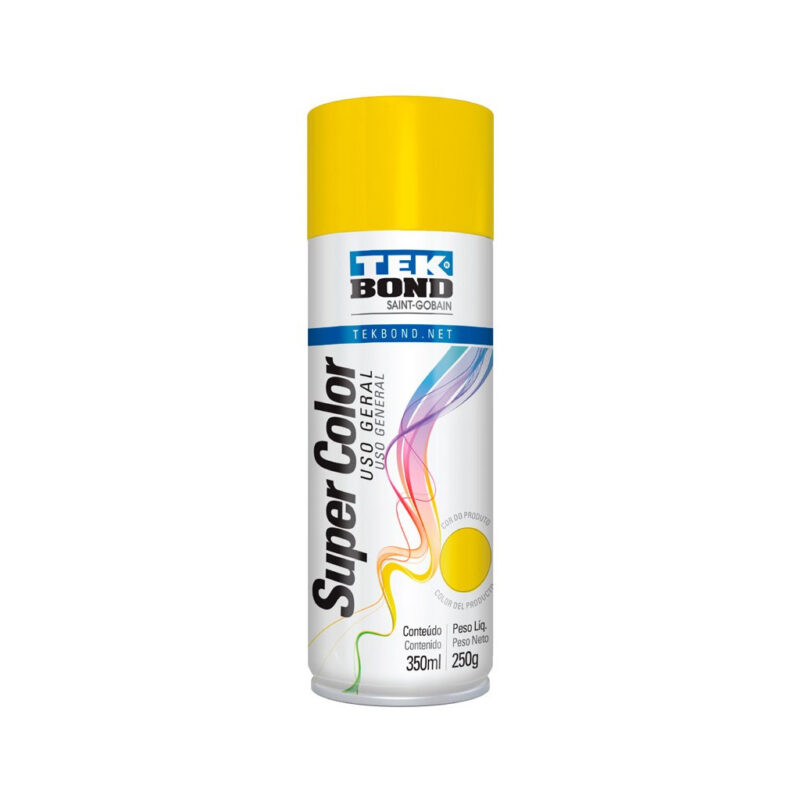 SPRAY COLORIDO USO GERAL AMARELO 350ML TEKBOND 23061006900