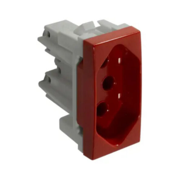 LINHA ALUMBRA SIENA TOMADA 2P+T 20A VERMELHA 6090