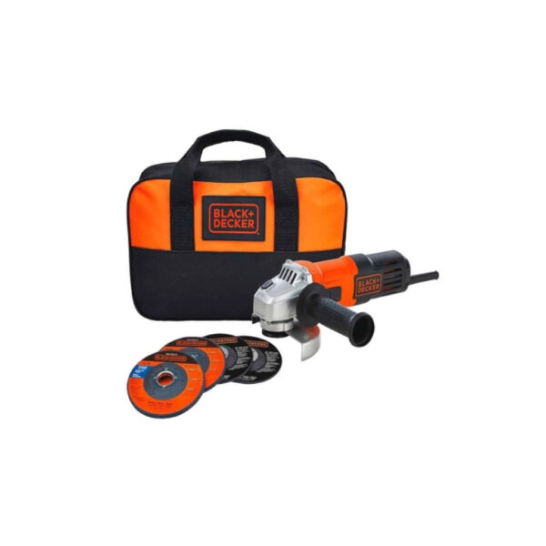 ESMERILHADEIRA BLACK DECKER 4.1/2 650W KIT BOLSA 4DISC 127V G650K5BR