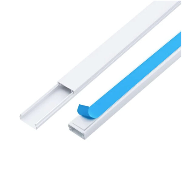 CANALETA 20B X 10A 2MT PRETA DUPLA FACE SEM DIVISORIA ALUMBRA AD6265