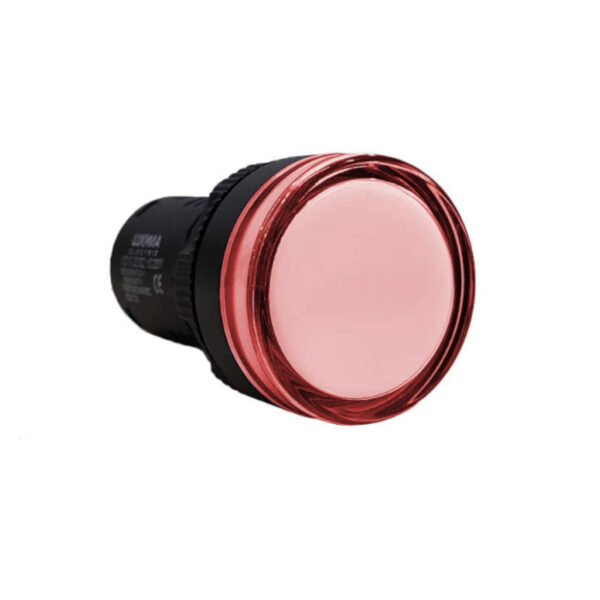 SINALEIRO PAINEL LUKMA 22MM BOTAO LED VERMELHO 220V 16018