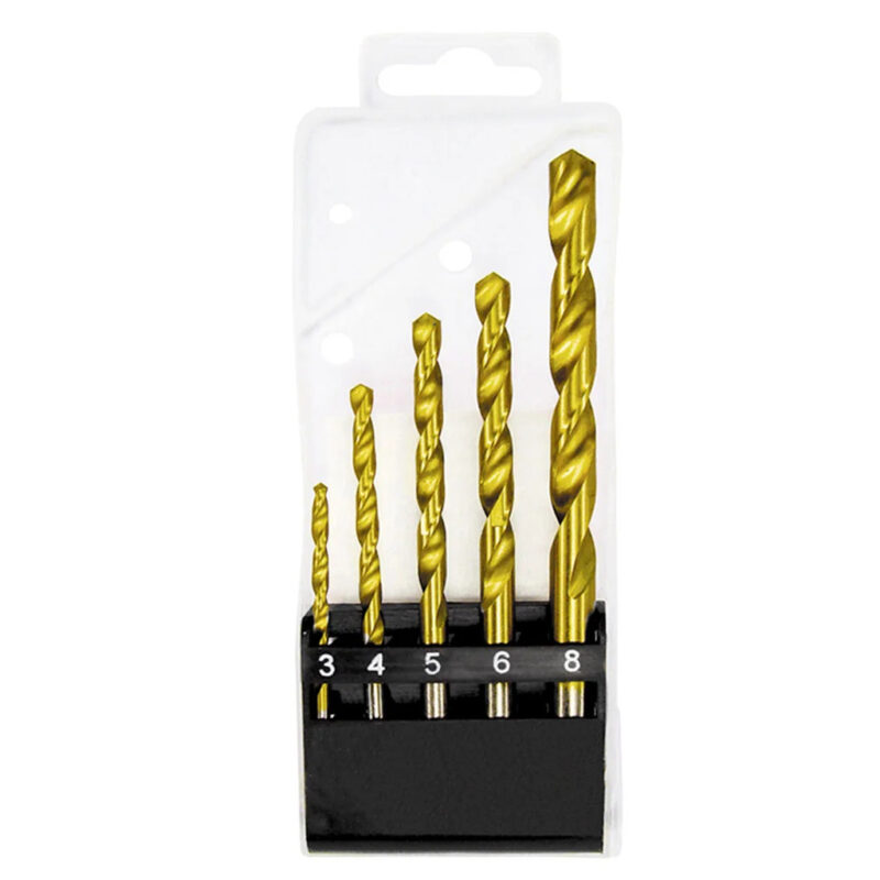 JOGO BROCAS ACO RAPIDO 3~8MM 5P MTX 723839