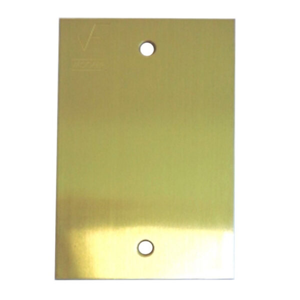 PLACA PISO VACOFER DOURADA 4X2 CEGA 163945