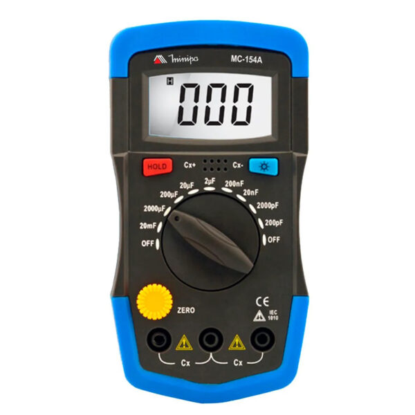 CAPACIMETRO DIGITAL MINIPA 3.1/2 DIGITOS MC154A