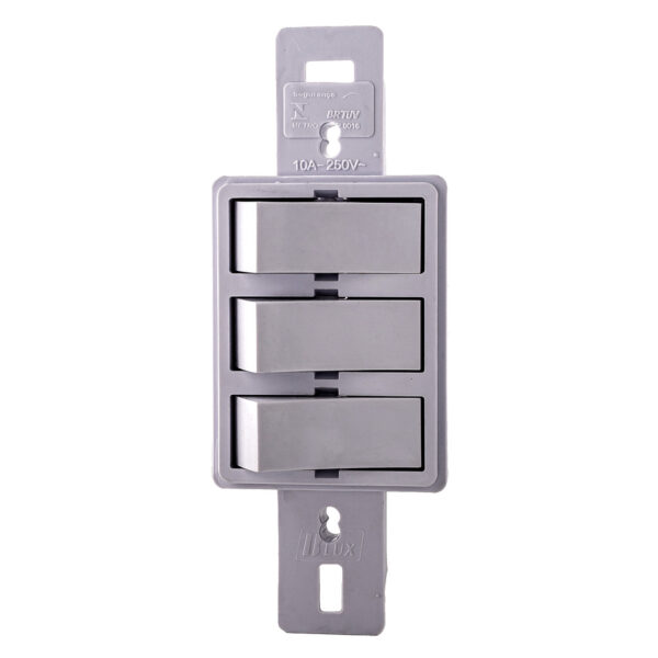INTERRUPTOR 3 PARAL BRANCO BLUX 94250
