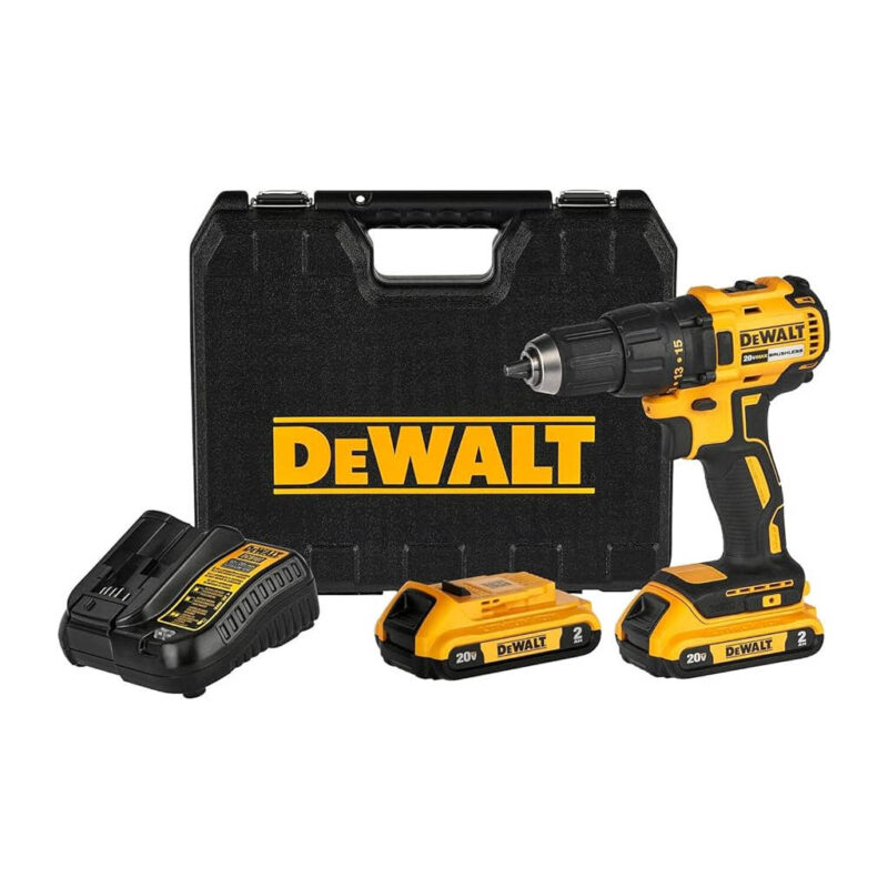 PARAFUSADEIRA DEWALT IMPACTO 20V 1/2 LITIO 2 BAT BIVOLT DCD778