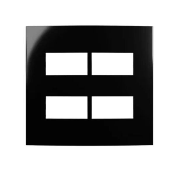 SLEEK EBONY PLACA 4X4 4 POSTO DISTANCIADOS S/ SUPORTE 15909