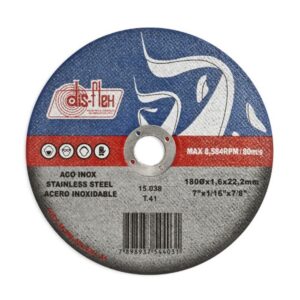 DISCO CORTE INOX 7 X 1,6 X 7/8 DISFLEX