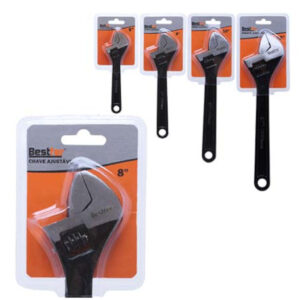 CHAVE AJUSTAVEL 200MM 8 NIQUELADO BESTFER BFH0049