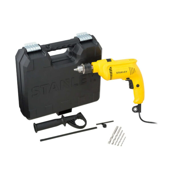 FURADEIRA STANLEY 1/2 600W 127V KIT 5 BROCAS SDH600KA