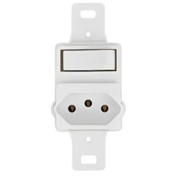 INTERRUPTOR EMBUTIR PARALELO + TOMADA 20A BRANCA ILUMINARIA 202810