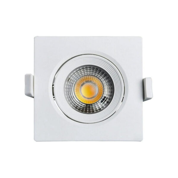 #SPOT LED QUADRADO EMBUTIR 3W BIVOLT 3000K GALAXY 1808