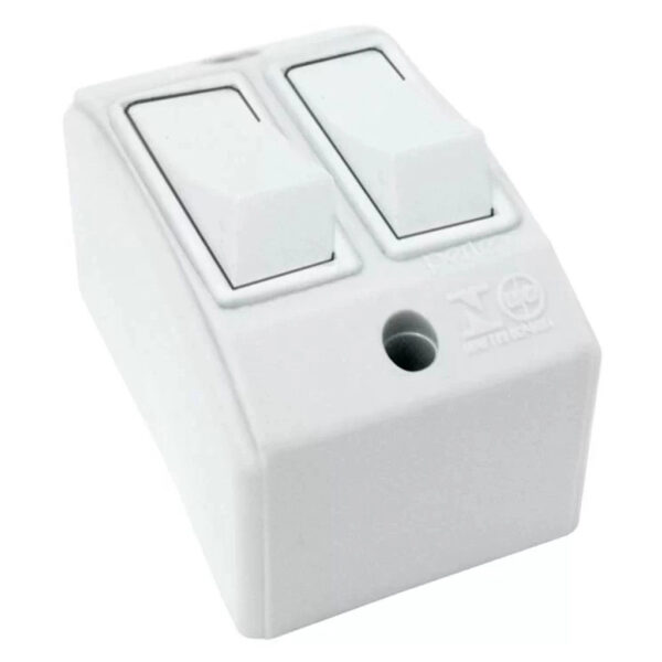 INT SOBREPOR PERLEX 2 SIMPLES COR BRANCA 172