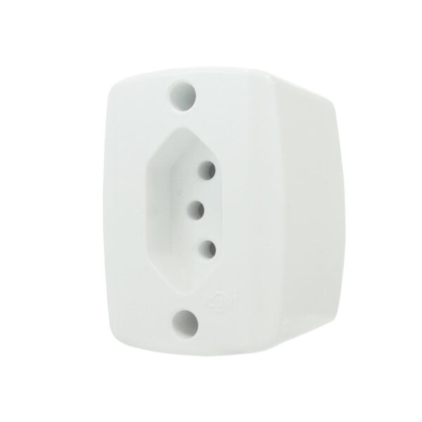TOM SOBREPOR ILUMI BRANCA 2PT 10A 16516