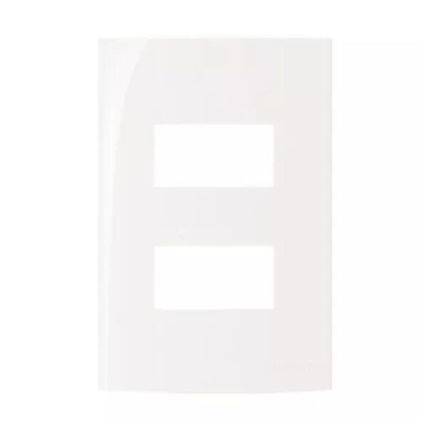 SLEEK PLACA 4X2 2 POSTOS DISTANCIADOS 16024