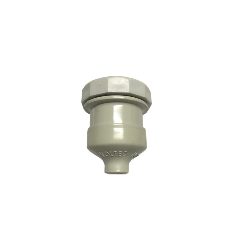 SOQUETE ABAJOUR C/ ARRUELA VOLTEC BRANCO 4041