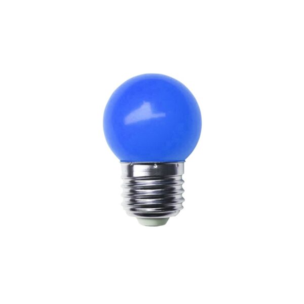 LAMPADA LED BOLINHA 3W 127V AZUL GALAXY 1231