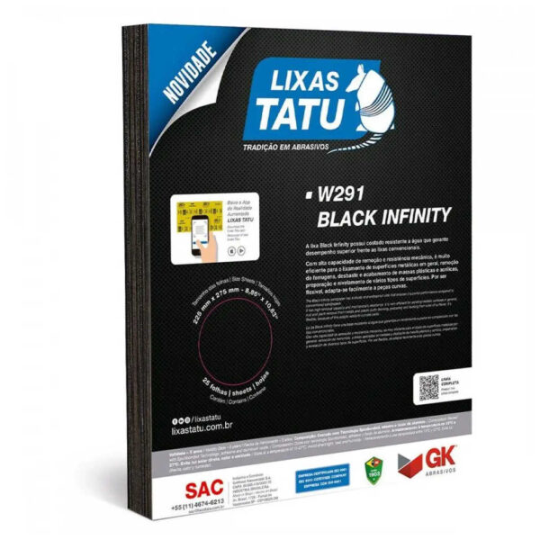 LIXA AGUA FERRO MASSA 080 INFINITY TATU