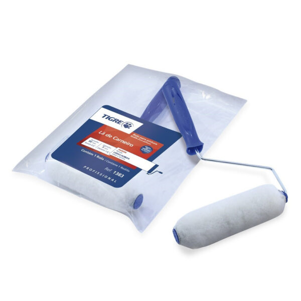 ROLO LA CARNEIRO 15CM C/ CABO TIGRE 1383