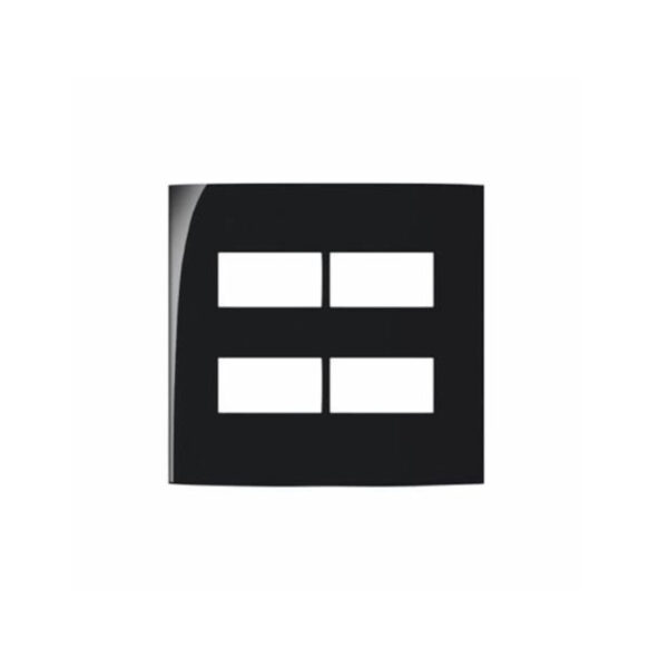 CLEAN EBONY PLACA 4X4 4 POSTOS S/ SUPORTE 14455