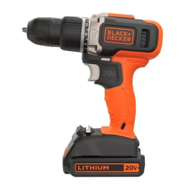 PARAFUSADEIRA BLACK DECKER IMPACTO 20V BIVOLT 1 BAT BCD704C1