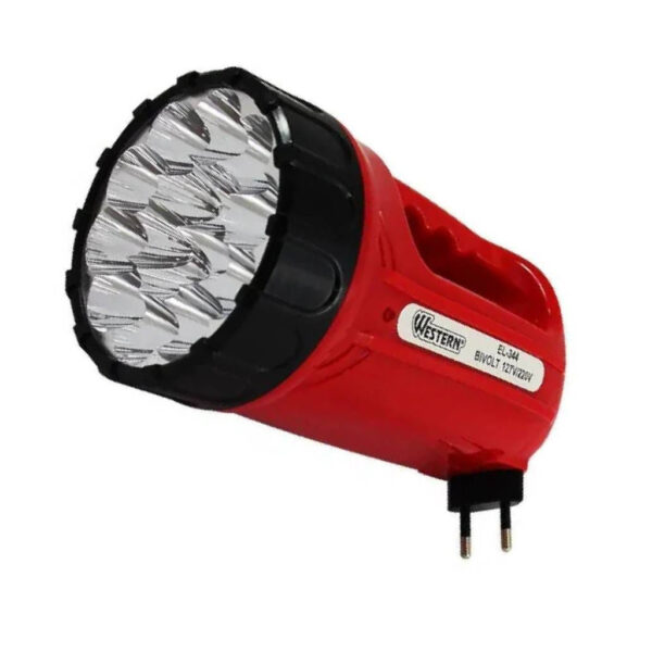 LANTERNA RECARREGAVEL WESTERN 15 LED COM ALCA EL344