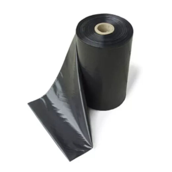 LONA PLASTICA PRETA GROSSA 100 MICRAS 1X4MT